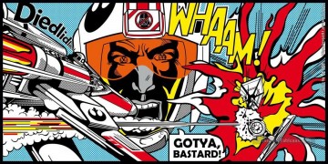  bataille Art - Bataille de Star Wars Roy Lichtenstein